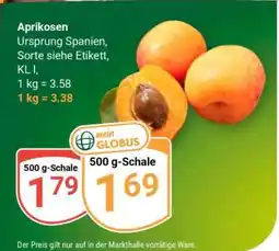 Globus Aprikosen Angebot
