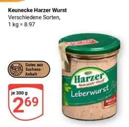 Globus Keunecke Harzer Wurst Angebot