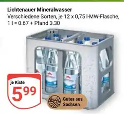Globus Lichtenauer Mineralwasser Angebot