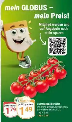 Globus Cocktailrispentomaten Angebot