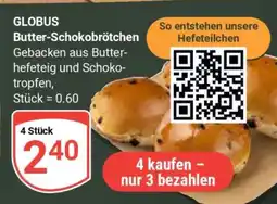 Globus GLOBUS Butter-Schokobrötchen Angebot