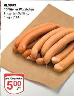 Globus GLOBUS 10 Wiener Würstchen Angebot