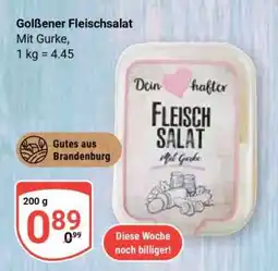 Globus GOLSSENER Fleischsalat Angebot