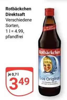 Globus Rotbäckchen Direktsaft Angebot