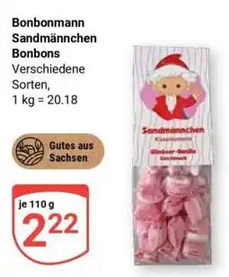 Globus Bonbonmann Sandmännchen Bonbons Angebot