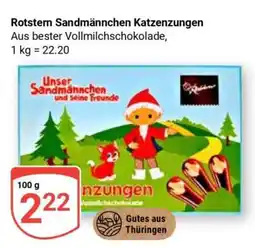 Globus Rotstern Sandmännchen Katzenzungen Angebot