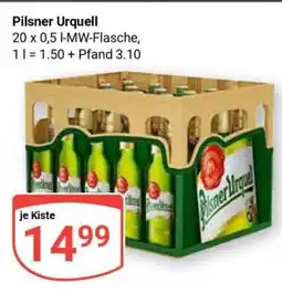 Globus Pilsner Urquell Angebot