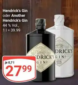 Globus Hendrick's Gin oder Another Hendrick's Gin Angebot