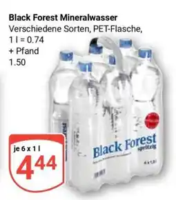 Globus Black Forest Mineralwasser Angebot