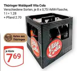 Globus Thüringer Waldquell Vita Cola Angebot