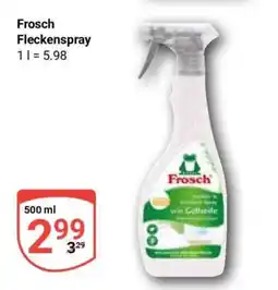 Globus Frosch Fleckenspray Angebot