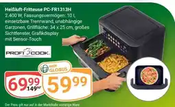 Globus Heißluft-Fritteuse PC-FR1313H Angebot