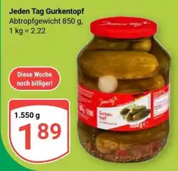 Globus Jeden Tag Gurkentopf Angebot
