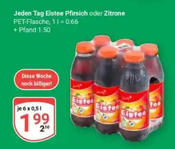 Globus Jeden Tag Eistee Pfirsich oder Zitrone Angebot