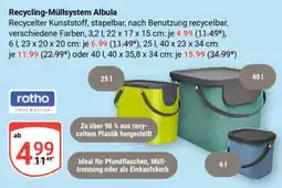 Globus Recycling-Müllsystem Albula Angebot