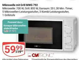 Globus Mikrowelle mit Grill MWG 792 Angebot