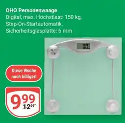 Globus OHO Personenwaage Angebot