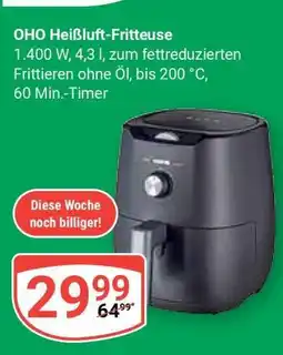 Globus OHO Heißluft-Fritteuse Angebot