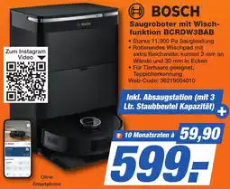 K+B Expert BOSCH Saugroboter mit Wischfunktion BCRDW3BAB Angebot