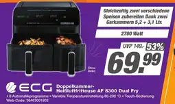 K+B Expert ECG Doppelkammer Heißluftfritteuse AF 8300 Dual Fry Angebot