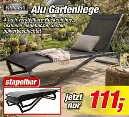Posten Börse KYNAST Alu Gartenliege Angebot
