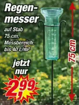 Posten Börse Regenmesser Angebot