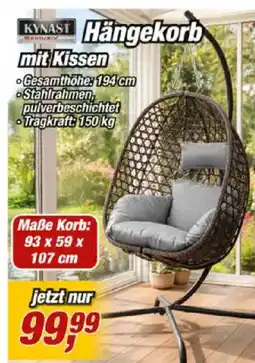 Posten Börse KYNAST Hängekorb mit Kissen Angebot