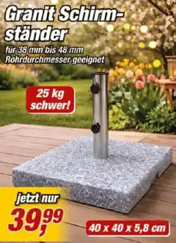 Posten Börse Granit Schirmständer Angebot