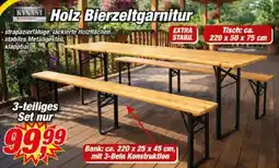 Posten Börse KYNIST Holz Bierzeltgarnitur Angebot