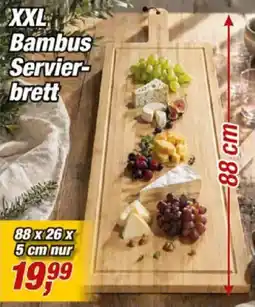 Posten Börse XXL Bambus Servierbrett Angebot