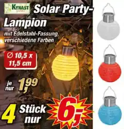 Posten Börse KYNAST Solar Party Lampion Angebot