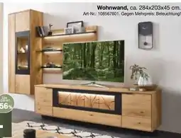 Möbel Inhofer Wohnwand Cortona Angebot