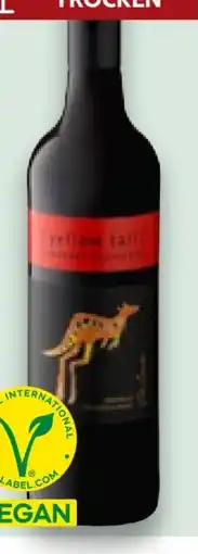 Kaufland Yellow Tail Shiraz Vegan Angebot
