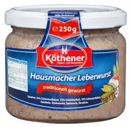 Kaufland Köthener Wurstwaren Wurst- und Fleischspezialitäten Angebot