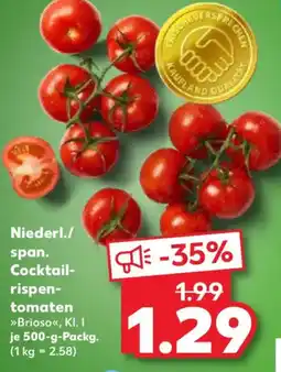 Kaufland Niederl./ span. Cocktailrispentomaten Angebot