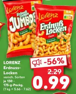 Kaufland LORENZ Erdnuss Locken Angebot
