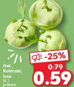 Kaufland Ital. Kohlrabi, lose Angebot