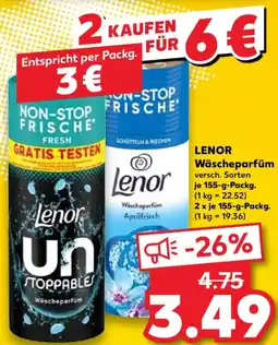 Kaufland LENOR Wäscheparfüm Angebot