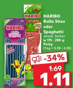 Kaufland HARIBO Balla Stixx oder Spaghetti Angebot