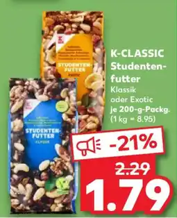 Kaufland K-CLASSIC Studentenfutter Angebot