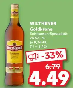 Kaufland WILTHENER Goldkrone Angebot