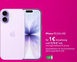 Telekom Shop Apple iphone 17 (256 gb) Angebot