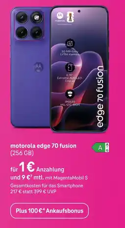 Telekom Shop Motorola edge 70 fusion Angebot
