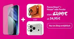 Telekom Shop Panzerglass + hoops oder fender Angebot