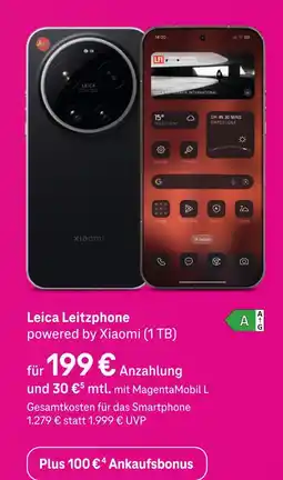 Telekom Shop Xiaomi leica leitzphone Angebot