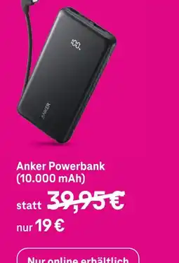 Telekom Shop Anker powerbank (10.000 mah) Angebot