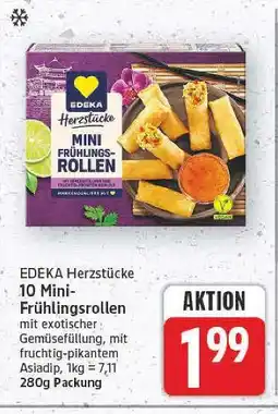 E-Center Edeka herzstücke mini frühlingsrollen Angebot