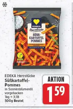 E-Center Edeka herzstücke süßkartoffel-pommes Angebot