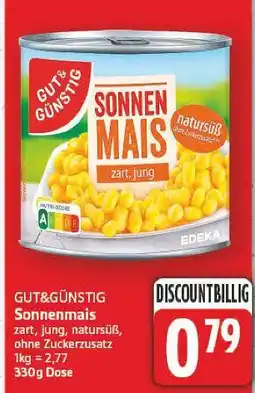 E-Center Gut&günstig sonnenmais Angebot