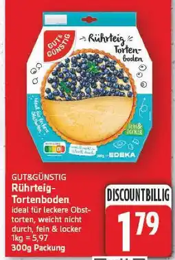E-Center Gut&günstig rührteig-tortenboden Angebot
